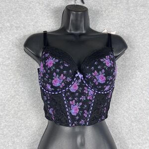 Victoria's Secret Dream Angels Demi Corset Bustier Womens S DD Y2K Fairy Goth